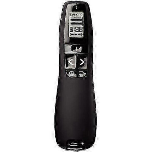 R800 2.4ghz Usb Wireless Presenter Ppt Remote Control with Lcd Display, Laser Color:green