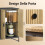 SoBuy Meuble cuisine compact avec compartiment micro-ondes 9