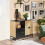 SoBuy Meuble cuisine compact avec compartiment micro-ondes 3