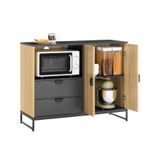 SoBuy Meuble cuisine compact avec compartiment micro-ondes