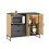 SoBuy Meuble cuisine compact avec compartiment micro-ondes 1