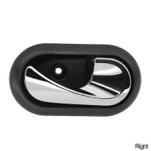 (Right) 1PC Car Interior Inside Door Handle Driver Passenger Chrome Left Right For Renault Dacia Dokker Lodgy Logan Duster 2012 - 2015