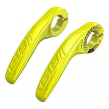 (Fluorescent Yellow) Mountain Bike Handlebar Ends Adjustable Bike Grip Bar End Handle Bicycles Handlebar Grips for Improved Riding Comfort