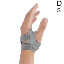 (Gray Left Hand S) Thumb Brace Joint Orthosis Thumb Splint Support For Osteoarthritis Pain Relif