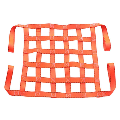 Cargo Lifting Net Orange Flat Hoisting Net Multifunctional Cargo