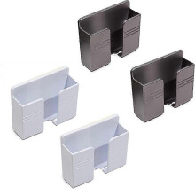 KINZON 4 pices Support mural pour tlphone portable - 3 m - Support mural autocollant pour tlphone portable - Pour chargeur de tlphone portable - Avec