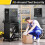 Homcom (Black) HOMCOM Tool Cabinet with 6 Drawers, 3-in-1 Rolling Tool Chest with Wheels 7