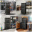 Homcom (Black) HOMCOM Tool Cabinet with 6 Drawers, 3-in-1 Rolling Tool Chest with Wheels 9