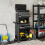 Homcom (Black) HOMCOM Tool Cabinet with 6 Drawers, 3-in-1 Rolling Tool Chest with Wheels 1