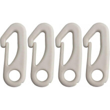 10 Pcs Flag Pole Clip, Snap Hooks Nylon Flagpole Attachment Hardware - To Attach Flag To Flagpole with Rope