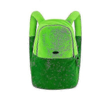 (One Size, Only Backpack) Cute Green Bunny Ear Plush Backpack for Easter Halloween Costume Kids Cosplay Gift