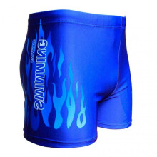 (2XL, Blue) Fianao Quick Dry Swim Trunks for Men, Plus Size with Print Design