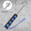 (Blue) Telescopic Empty Drum Hammer Wall Floor Ceiling Tile Test Home Inspection Tool Mengxi 5