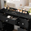 Vanity Desk with 11 LED Lights Makeup Mirror Dressing Table Black 9