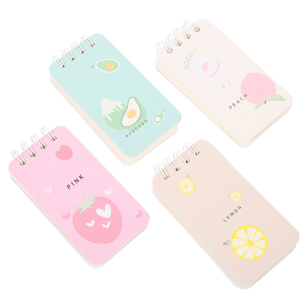 4pcs Fruit Notebook Paper Small Notebook Travel Pocket-image-OPC-PJX69NP-NEW