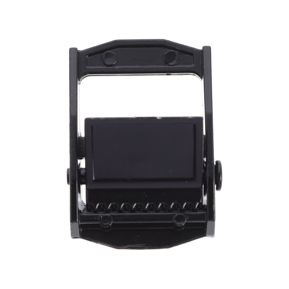 1Pc Zinc Alloy Webbing Strap Lock Buckle Black Durable Cam Buckle 3072351280148
