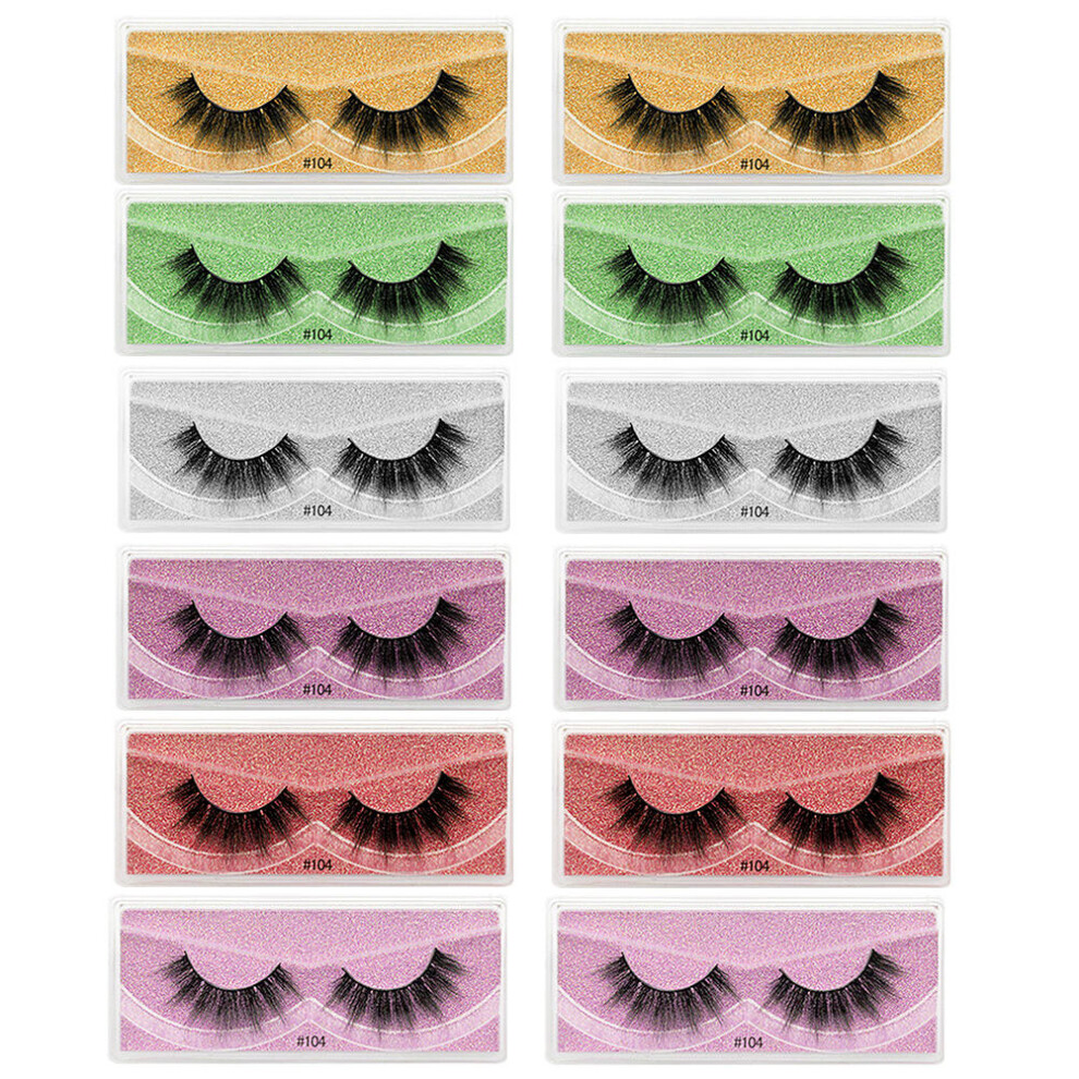 Artibetter Dense Eyelashes Cosplay Lashes Assorted Pairs