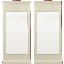 2 Pcs Blank Painting Scrolls China Hanging Calligraphy Paper