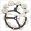 Portable Professional Drum Cymbal Accessory 1 Set Silver 10