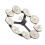 Portable Professional Drum Cymbal Accessory 1 Set Silver 7