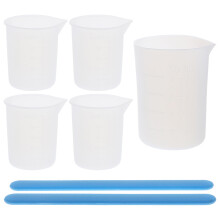 Measure Stir Measuring Cup Set Diy Tools Epoxy Cups 10.5x8.5cm