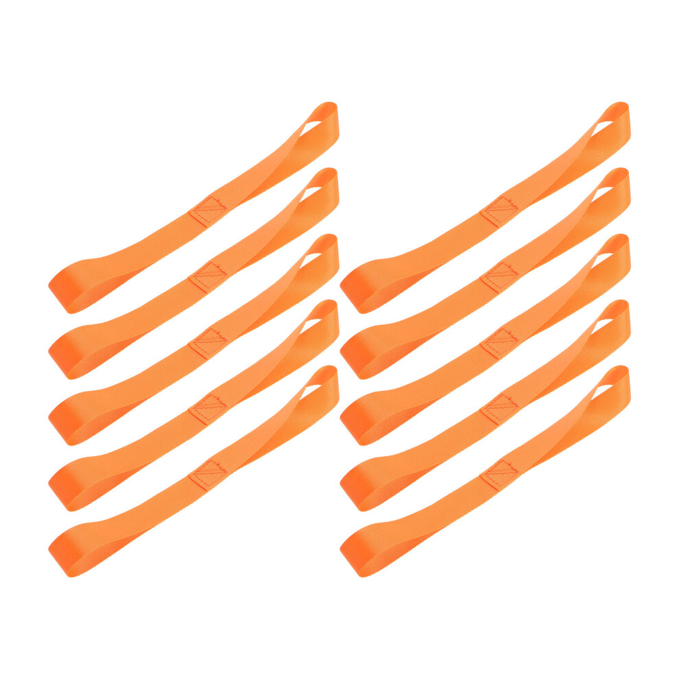 10pcs Polyester Straps For Outdoor Use Soft Tie Down Straps-image-OPC-PJX6K22-NEW