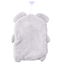 1St Grijs Kinder Handdoek Coral Fleece Badstof Baby Sneldrogend