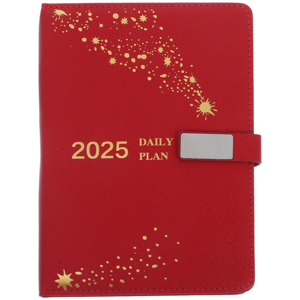 Mens Journal For Writing Calendar Notepad Monthly Large Work Red-image-OPC-PJX6KJX-NEW