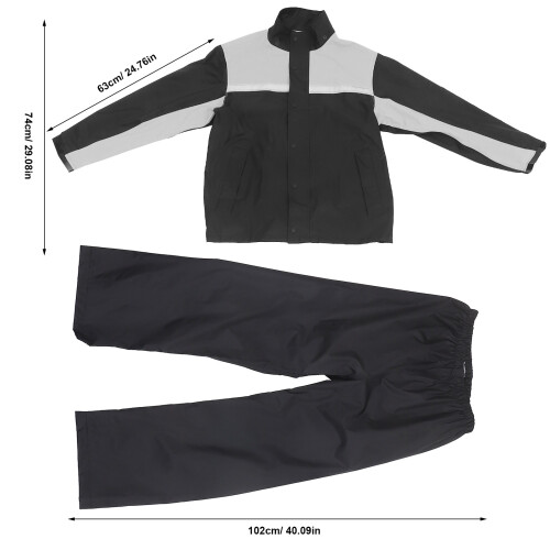 Unbranded  Camping Rain Jacket Waterproof Motorcycle Raincoat 1