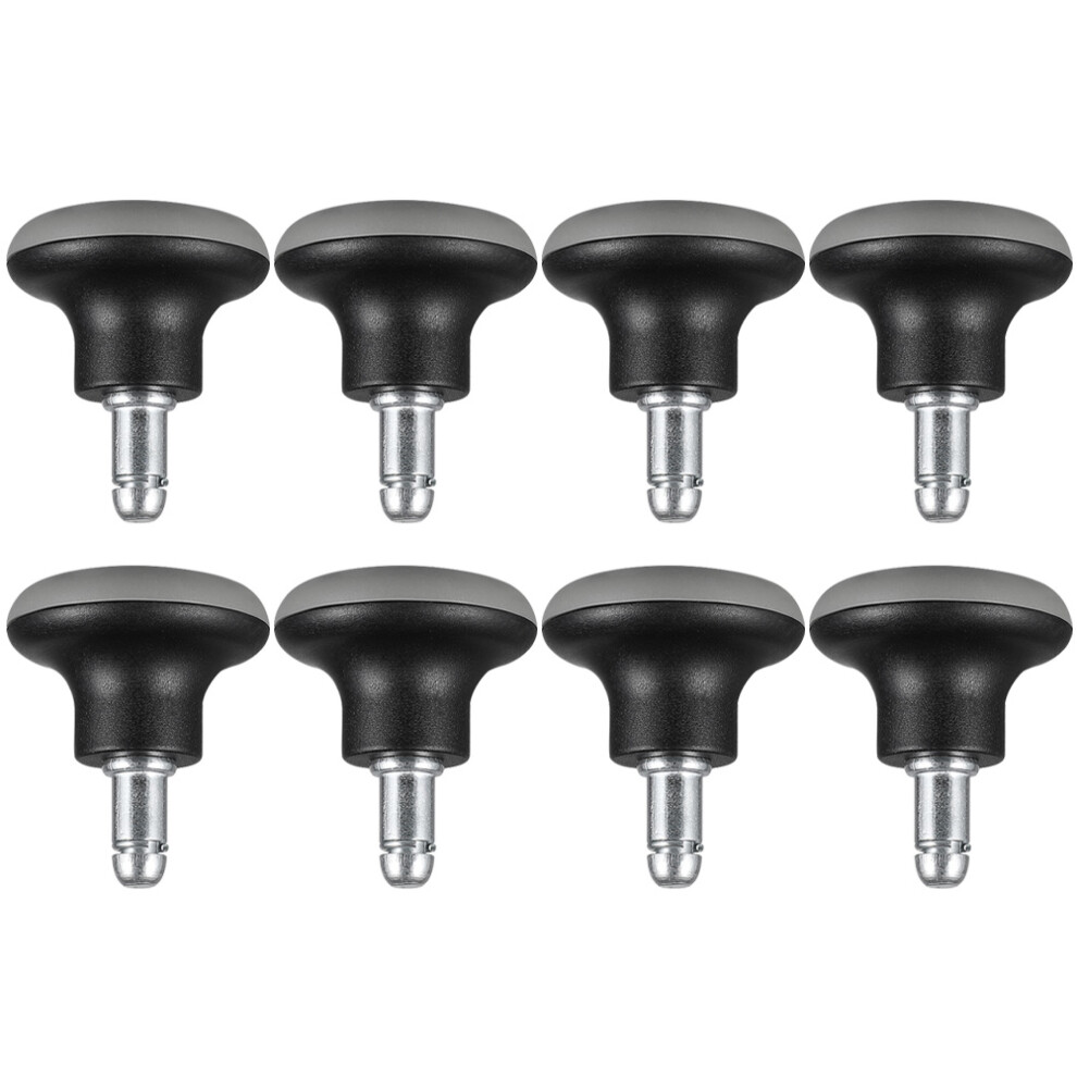 8Pcs Bed Casters For Black Pu Metal Chair Replacement Feet 3072351296132