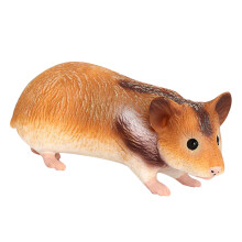 1Plastic Guinea Pig Statue Multi-Color Lifelike Figurine Home Decor