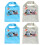 4pcs Shopping Bag Groceries Foldable Polyester Storage Bag 2