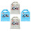 4pcs Shopping Bag Groceries Foldable Polyester Storage Bag 5