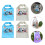 4pcs Shopping Bag Groceries Foldable Polyester Storage Bag 4
