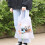 4pcs Shopping Bag Groceries Foldable Polyester Storage Bag 8