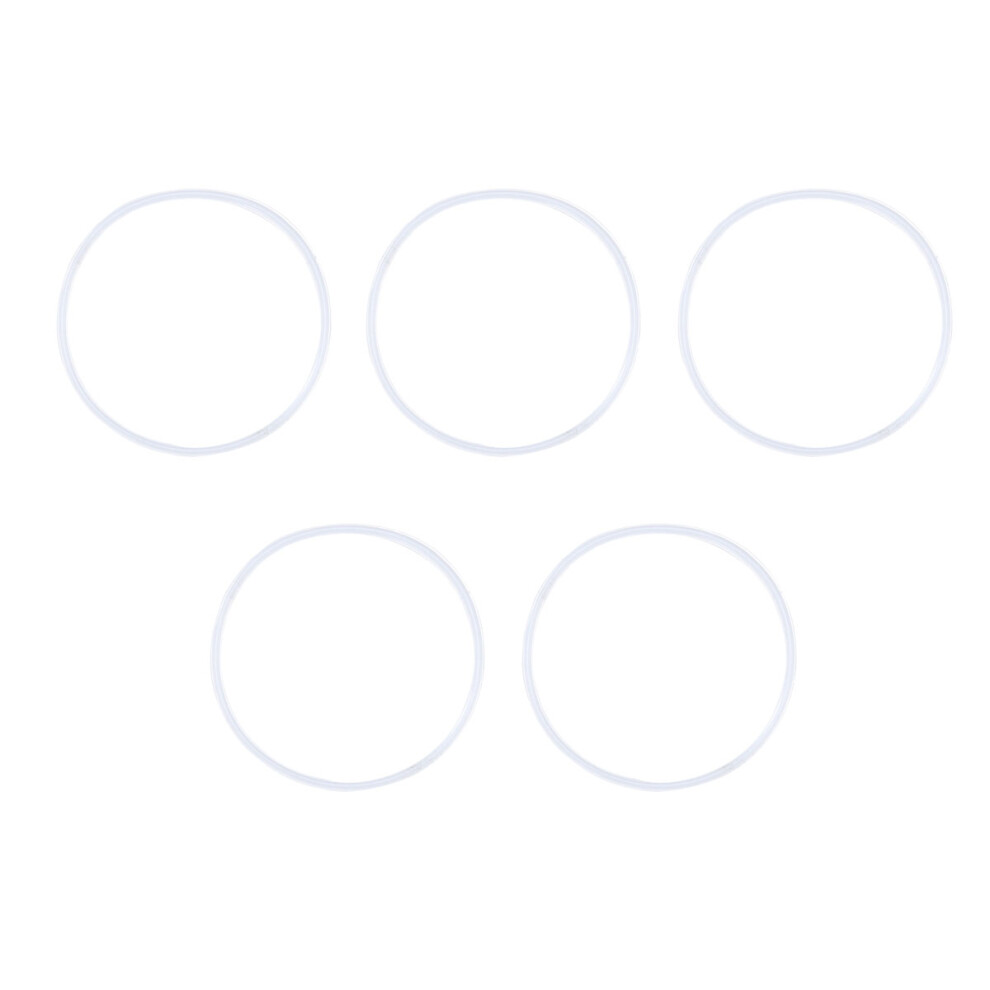 5Pcs White Silicone Gaskets Washer Seal Strong Leakproof Sealing Rings 3072229537954
