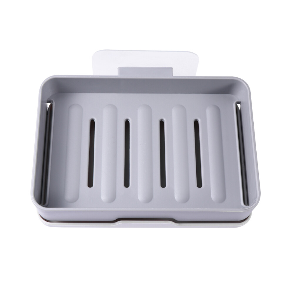 Bath Soap Holders Dark Grey 1set 3.1x6.7in-image-OPC-PJX6PJ5-NEW