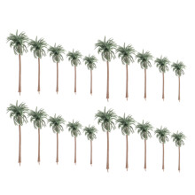 Raindrops  20 Pcs Train Model Trees Sand Table Miniature Outdoor Plant
