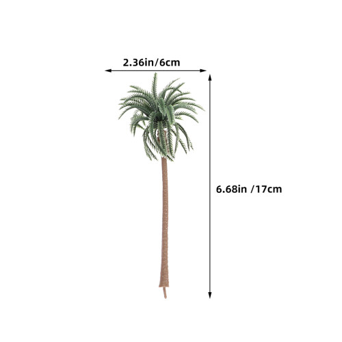 Raindrops  20 Pcs Train Model Trees Sand Table Miniature Outdoor Plant 1