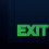 2 Sheets Safety Exit Signs Fluorescent Luminous Wall Sticker 4
