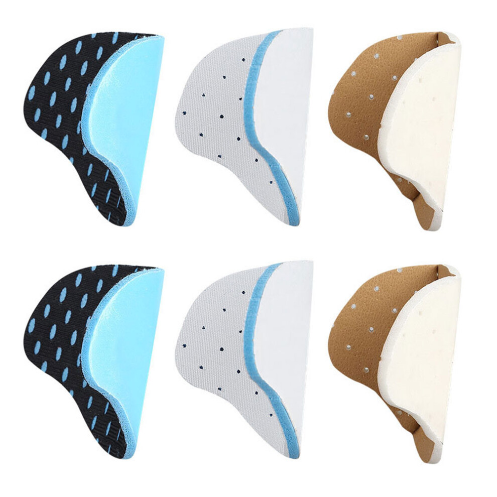 Vaguelly 3 Pairs Shoe Heel Pads Wear-Resistant Heel Pads Shoe Heel Pad