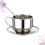 Espresso Metal Cup Stainless Steel Silver 1 Set 4