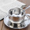 Espresso Metal Cup Stainless Steel Silver 1 Set 10