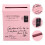 1pcs Decorative Mailbox Iron Pink For Office Wall Mount Use 3