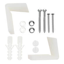 1Set Toilettensitz Zubehör Mit Robusten Kunststoff- Weiß