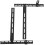 1 Set Speaker Mounting Bracket Television Iron Audio 5