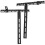 1 Set Speaker Mounting Bracket Television Iron Audio 4