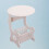 Table Table Coffee Table Mini End Table Rack White 11