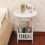Table Table Coffee Table Mini End Table Rack White 10
