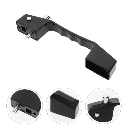 Worgeous Modern Style Cabinet Pull Handle Metal Black 1set 1